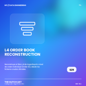 L4 Order Book Reconstruction