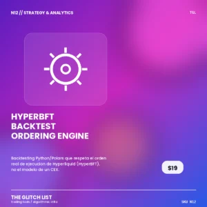 HyperBFT Backtest Ordering Engine — Python/Polars