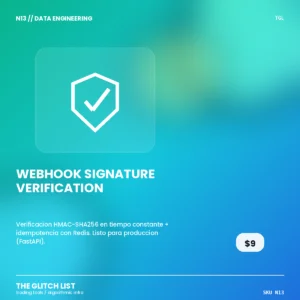 Webhook Signature Verification — FastAPI