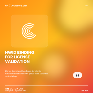 HWID License Manager + Binding Kit — Python