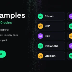 Tick Samples: BTC ETH XRP SOL BNB DOGE AVAX LINK LTC ADA, free download